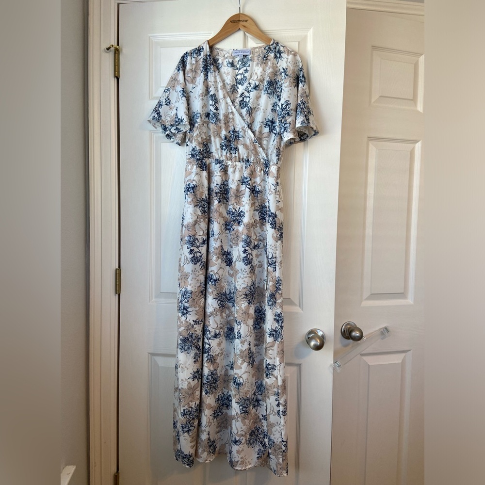 Piper & Scoot Jacqueline Floral Wrap Dress
